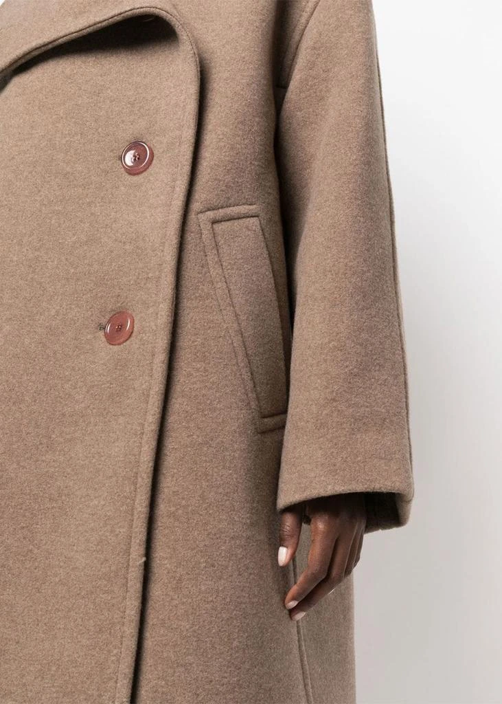 商品Acne Studios|Acne Studios Light Brown Wool Coat,价格¥4791,第5张图片详细描述