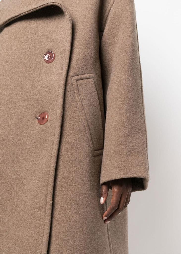 商品Acne Studios|Acne Studios Light Brown Wool Coat,价格¥6203,第7张图片详细描述