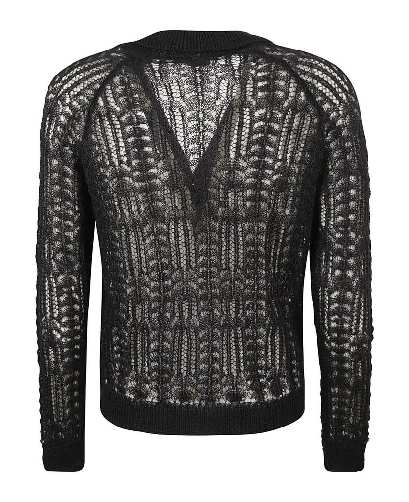 商品Yves Saint Laurent|Laced Knit Cardigan,价格¥4460,第4张图片详细描述
