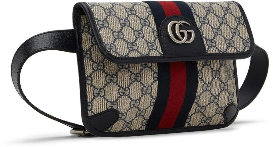 商品Gucci|米色 Ophidia 腰包,价格¥9987,第2张图片详细描述