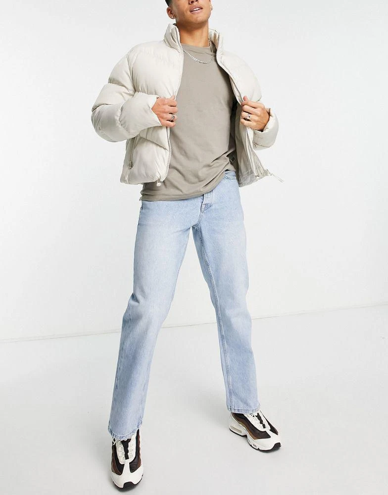 商品Topman|Topman baggy jeans in light wash blue,价格¥150,第1张图片