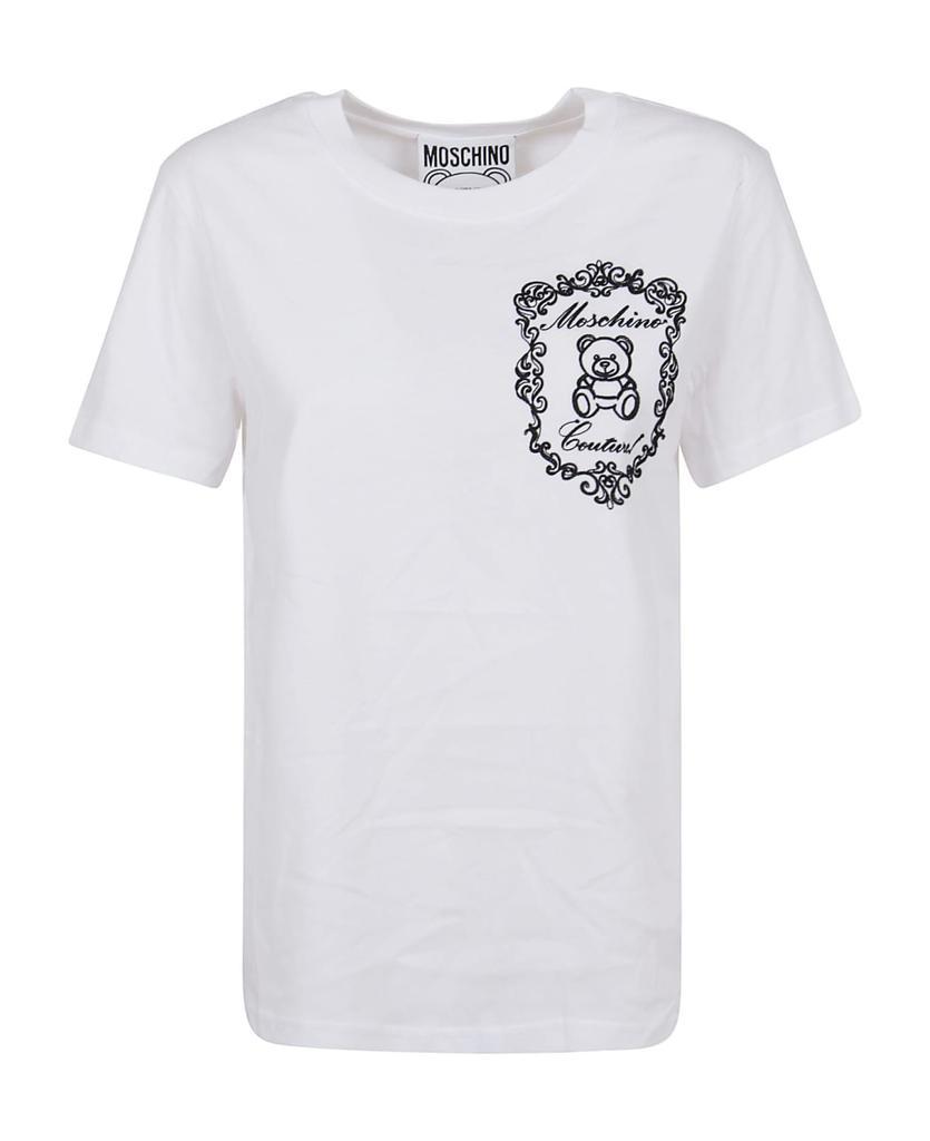 商品Moschino|Cord Embroidery Teddy Bear T-shirt,价格¥2259,第1张图片