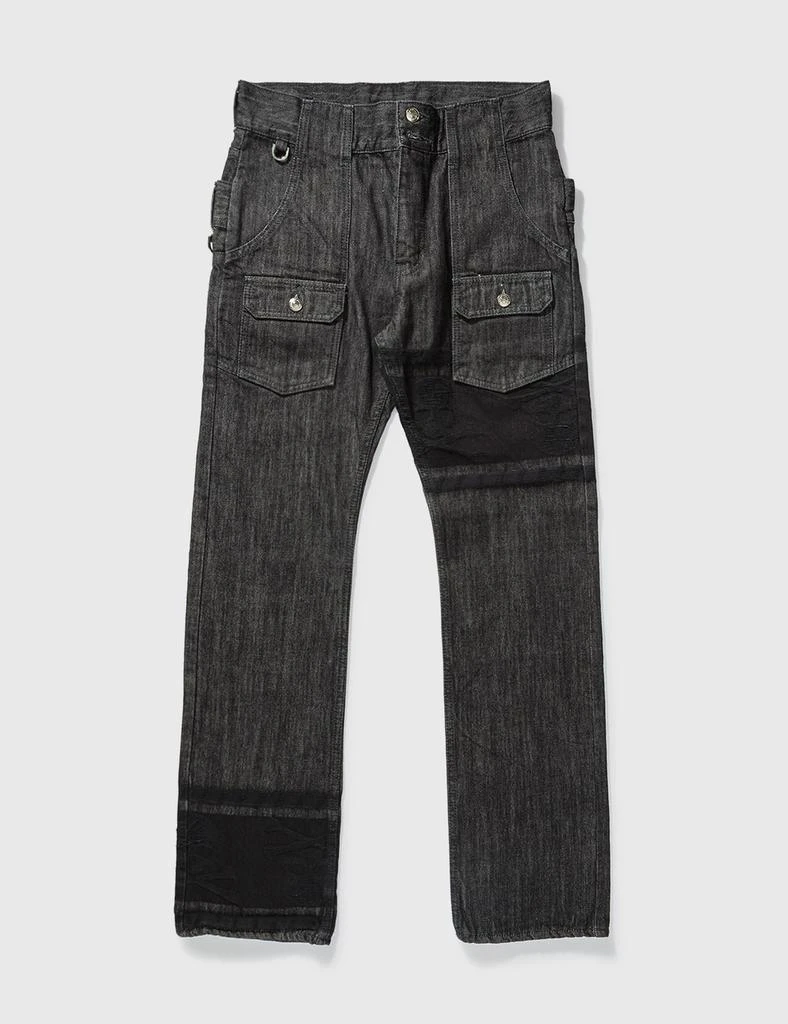 商品[二手商品] mastermind JAPAN|Mastermind Japan One Washed Back Double Waist Jeans,价格¥4047,第1张图片