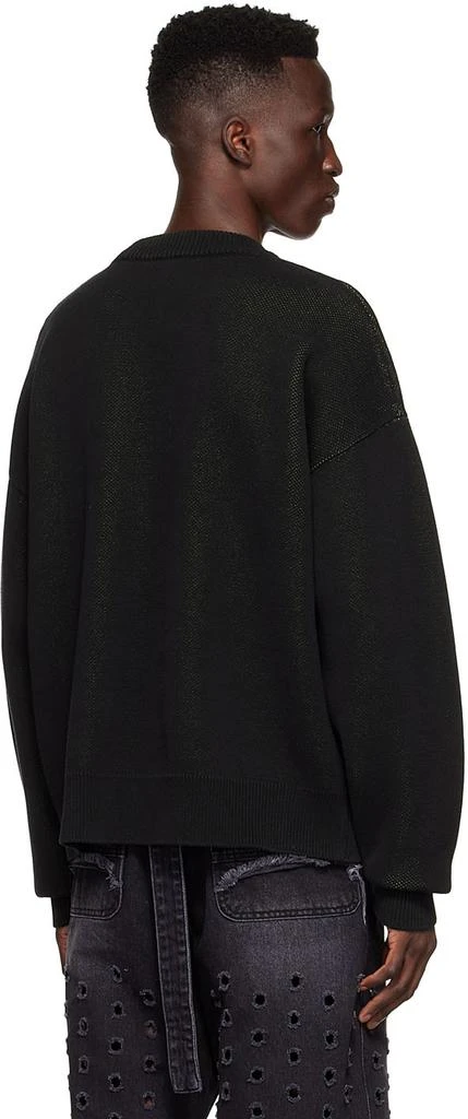 商品We11done|Black Cotton Sweater,价格¥931,第3张图片详细描述