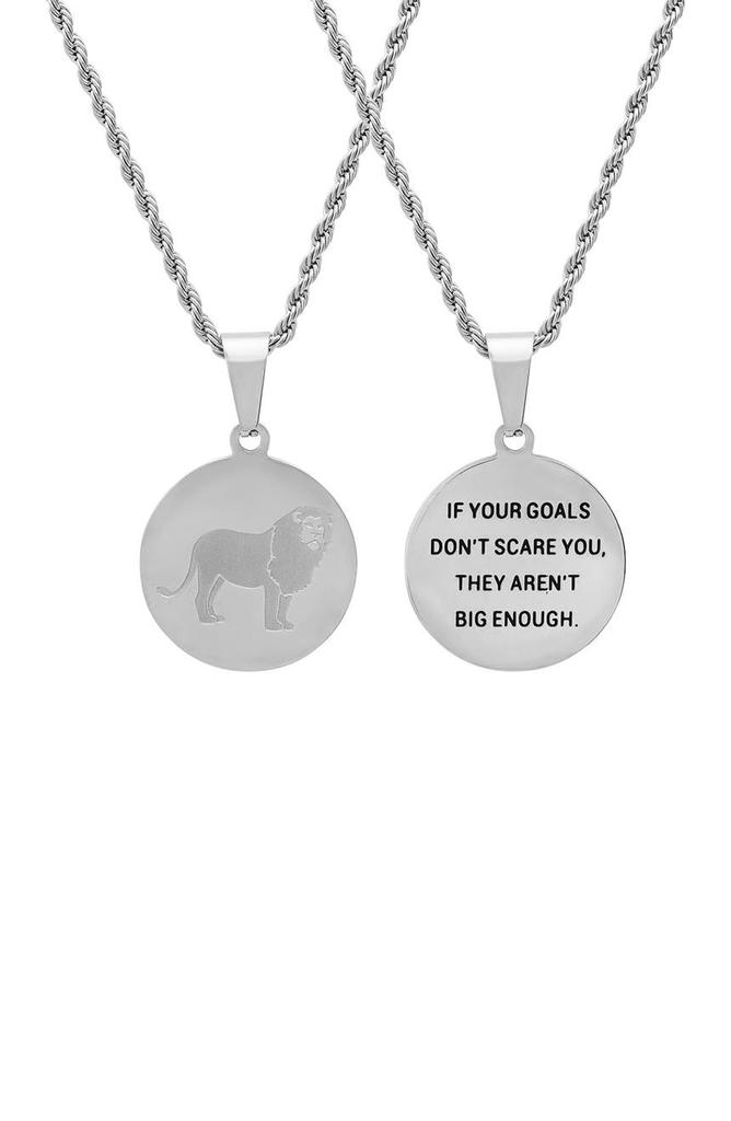 HMY JEWELRY | Stainless Steel Goals Necklace 152.43元 商品图片