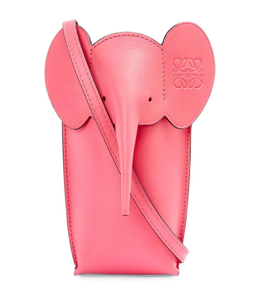 商品Loewe|Leather Elephant Pocket Bag,价格¥6419,第1张图片