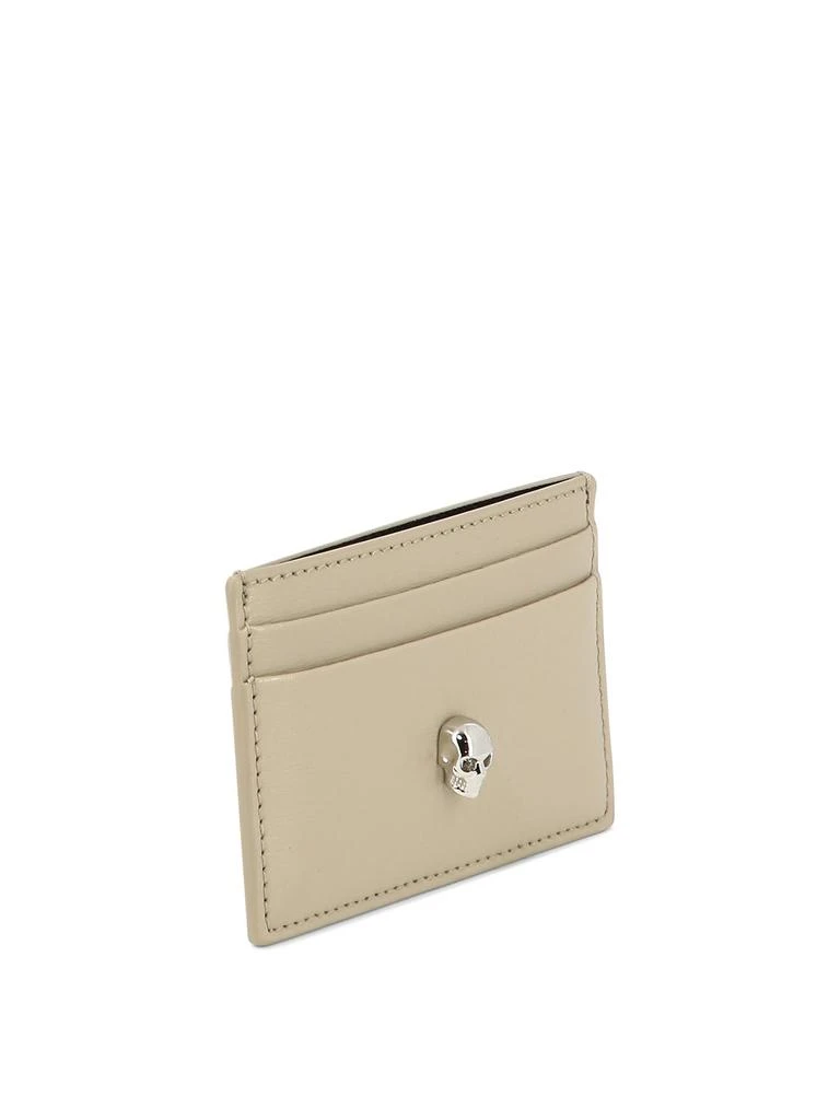 商品Alexander McQueen|Skull Wallets & Card Holders Beige,价格¥900,第2张图片详细描述