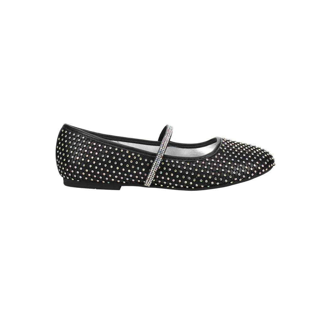 商品Nina|Jessa Studded Rhinestone Ballet Flats (Little Kid-Big Kid),价格¥373,第1张图片