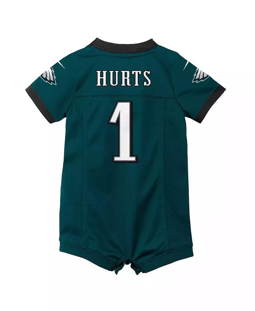 商品NIKE|Newborn and Infant Boys and Girls Jalen Hurts Midnight Philadelphia Eagles Game Romper Jersey,价格¥299,第4张图片详细描述