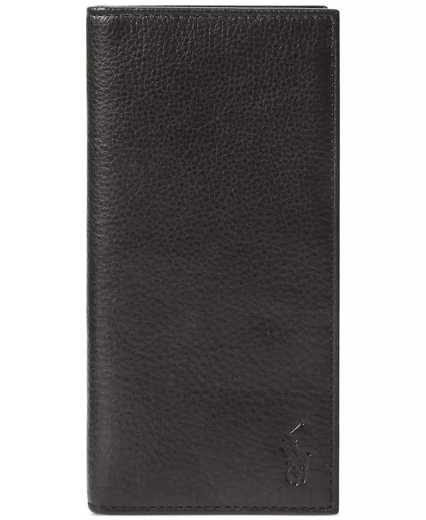 商品Ralph Lauren|Men's Pebbled Leather Narrow Wallet,价格¥870,第1张图片