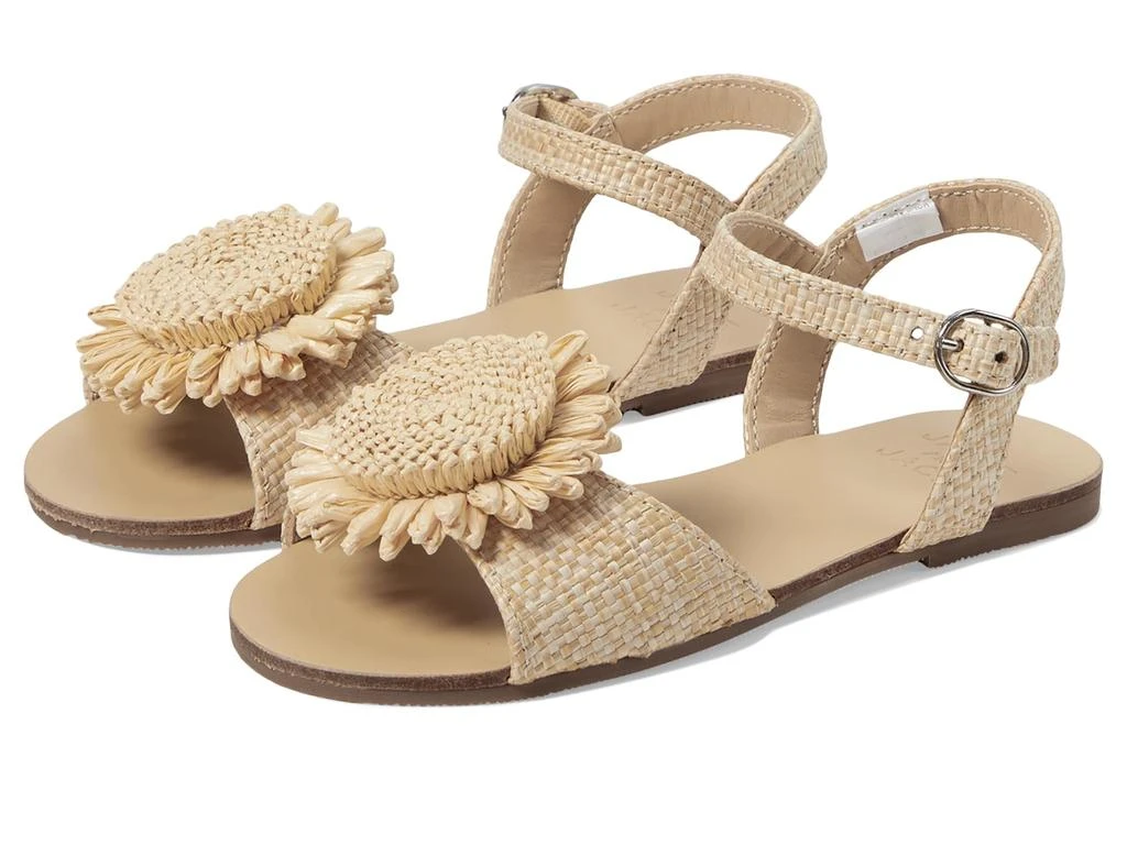 商品Janie and Jack|Straw Flower Espadrille (Toddler/Little Kid/Big Kid),价格¥269,第1张图片