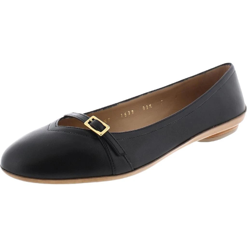 商品Salvatore Ferragamo|Salvatore Ferragamo Womens Leather Dressy Ballet Flats,价格¥1139,第1张图片