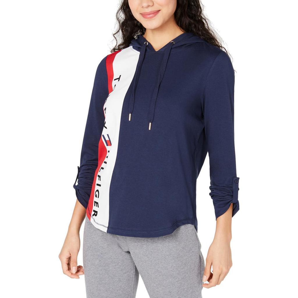 商品Tommy Hilfiger|Tommy Hilfiger Sport Womens Sweatshirt Fitness Hoodie,价格¥237,第1张图片