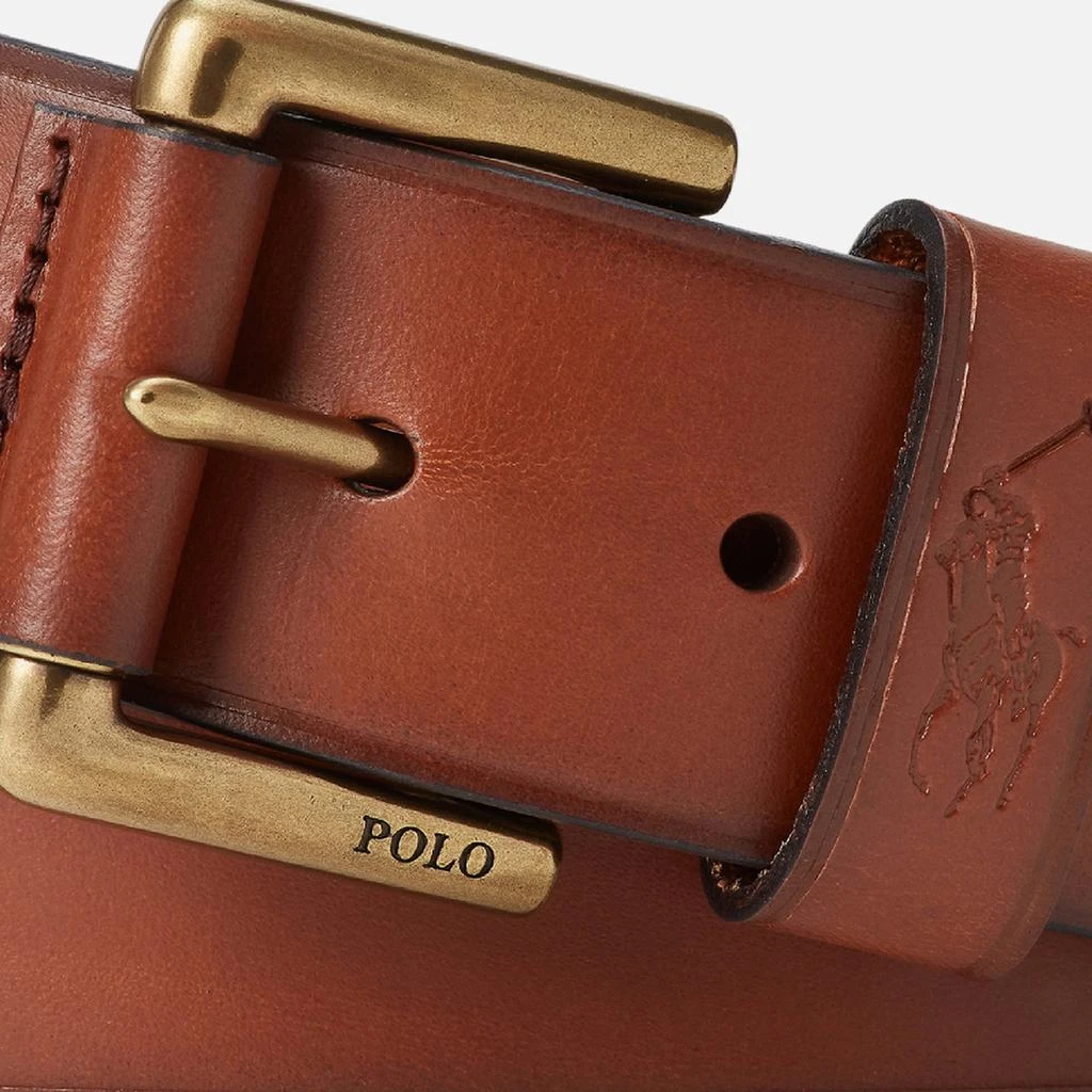 商品Ralph Lauren|Polo Ralph Lauren Men's Pony Keeper Belt - Tan,价格¥563,第2张图片详细描述