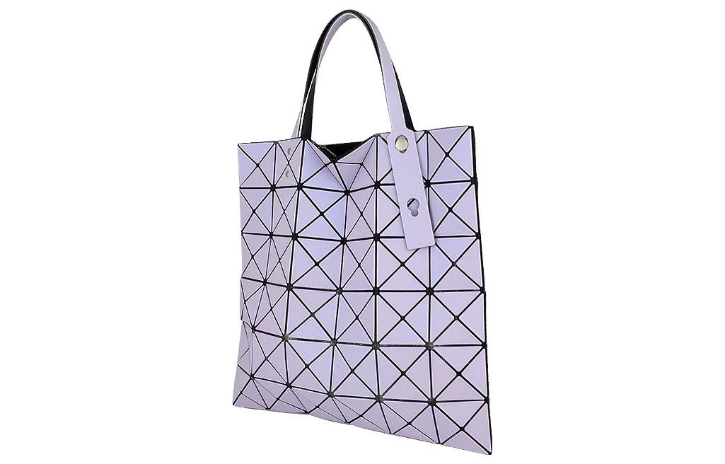 商品[国内直发] Issey Miyake|三宅一生 Lucent系列  六格大容量 PVC 托特包Tote包购物袋电脑包单肩手提包 中号 女款 紫罗兰色,价格¥3818,第5张图片详细描述
