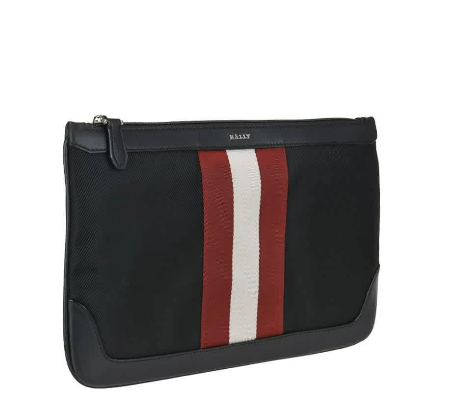 商品Bally|Bally Black Techno Nylon Cayard Clutch Bag,价格¥1696,第3张图片详细描述