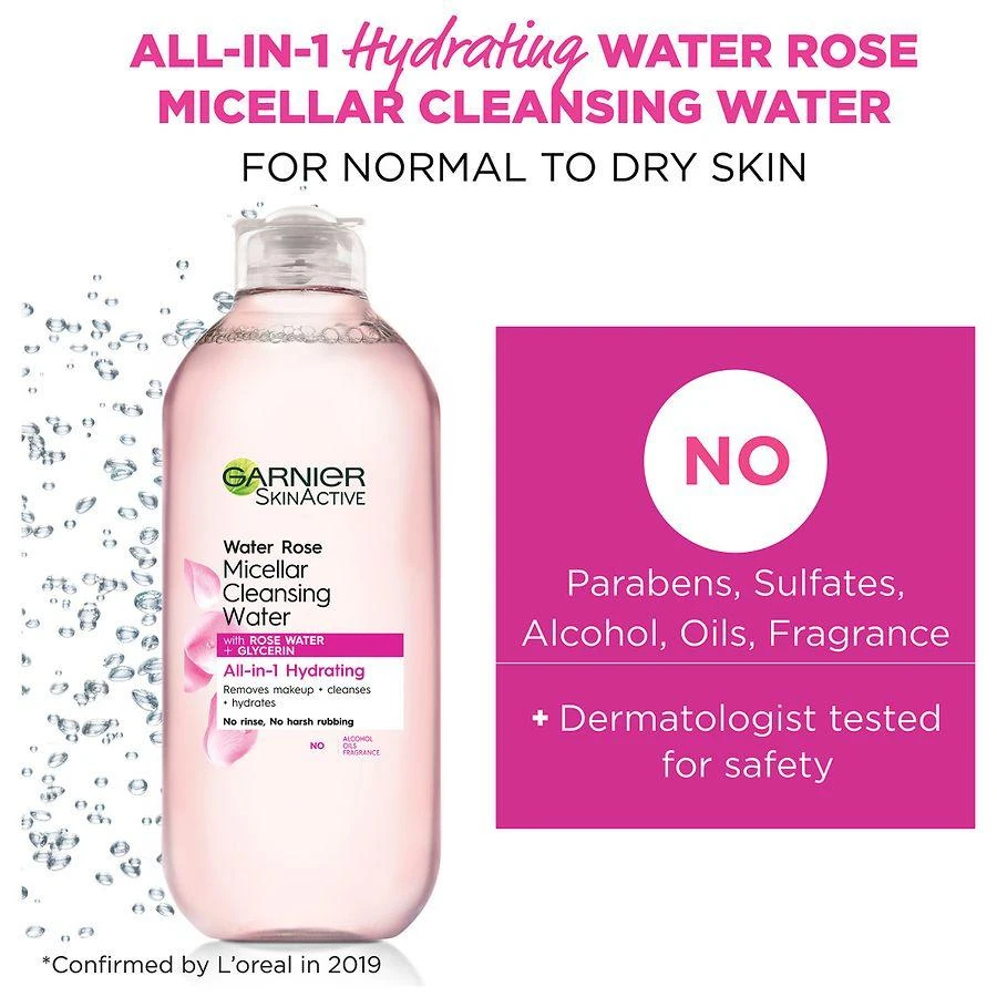 Micellar Cleansing Water & Makeup Remover with Rose Water For Normal to Dry Skin 商品