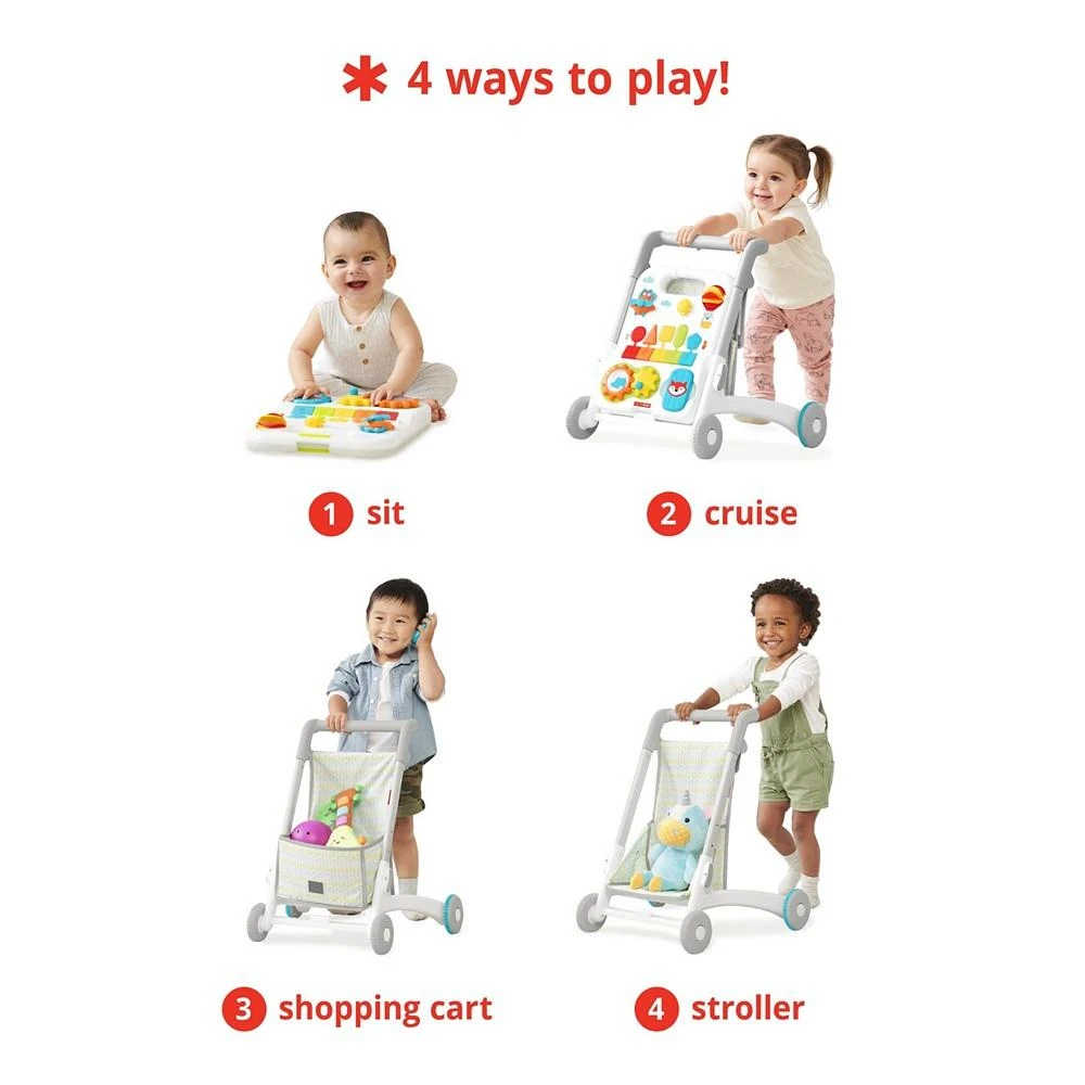 商品Skip Hop|Explore & More 4-in-1 Grow Along Activity Walker Baby Toy,价格¥382,第2张图片详细描述