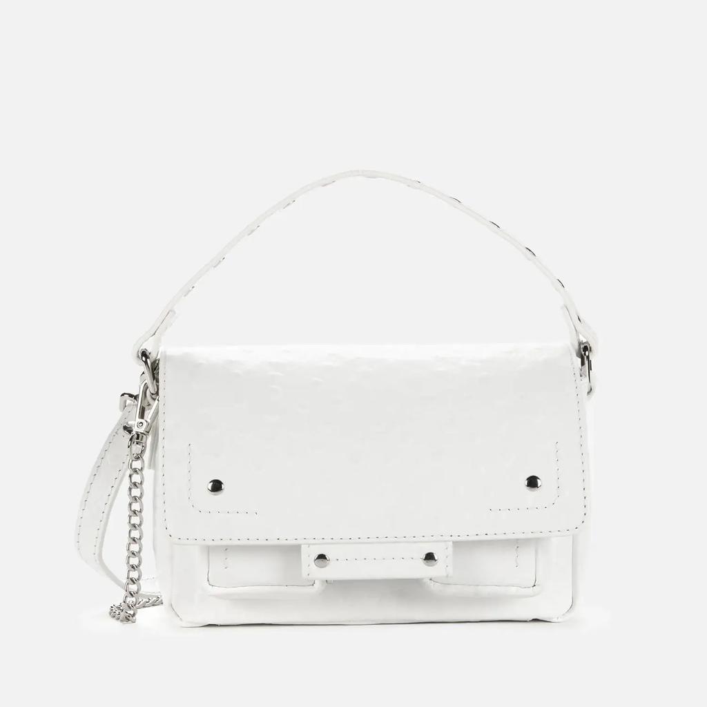 Núnoo Women's Small Honey Ostrich Shoulder Bag - White商品第1张图片规格展示