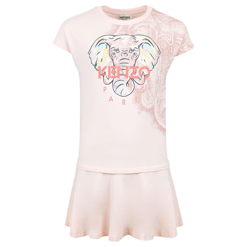 Pink Elephant Cotton Dress商品第1张图片规格展示