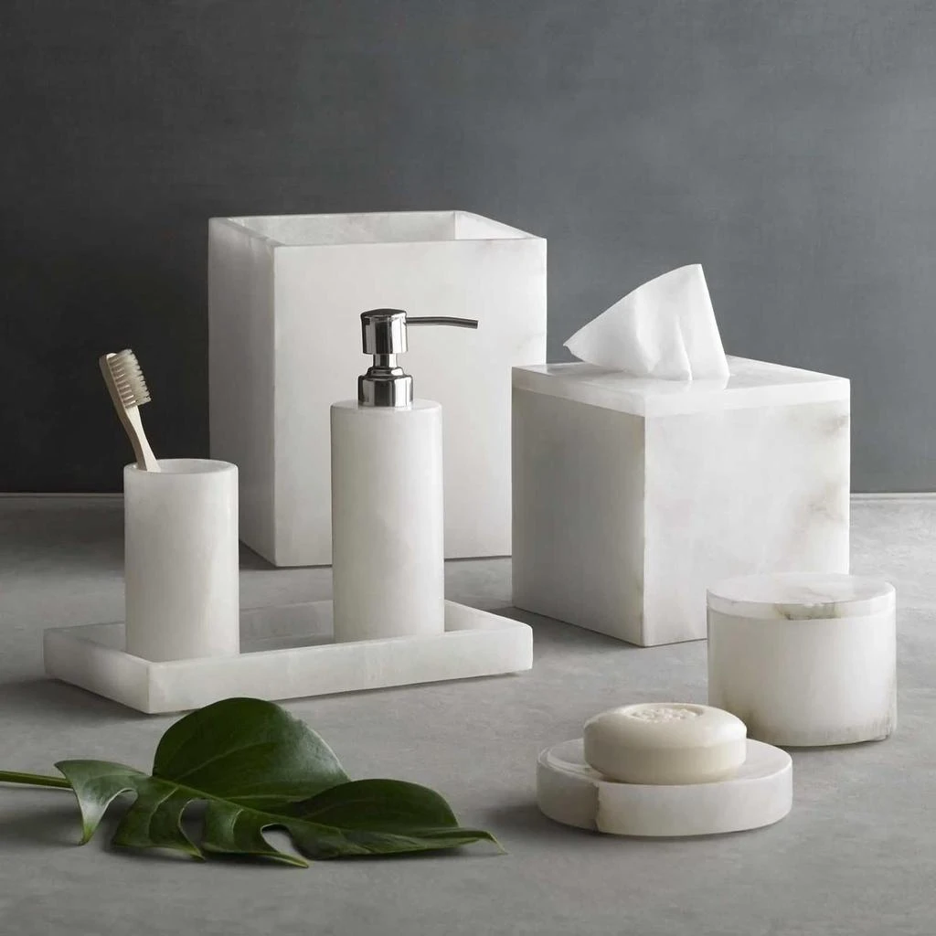 商品Kassatex|Alabaster Bath Accessory Collection,价格¥494,第3张图片详细描述