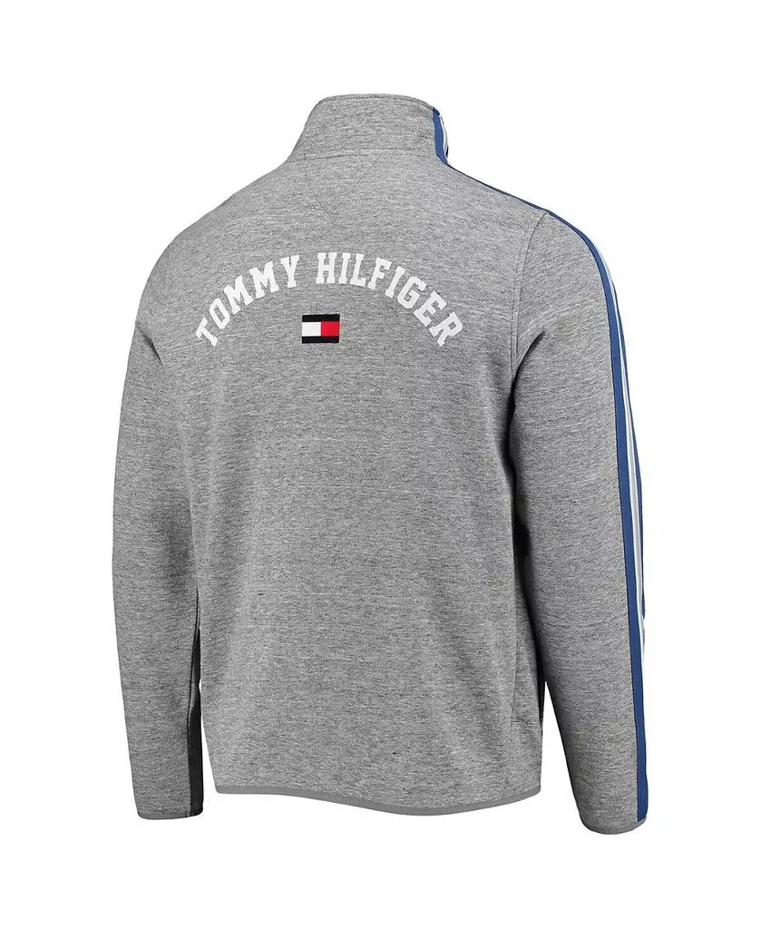 商品Tommy Hilfiger|Men's Heathered Gray Tampa Bay Lightning Mario Quarter-Zip Jacket,价格¥539,第3张图片详细描述