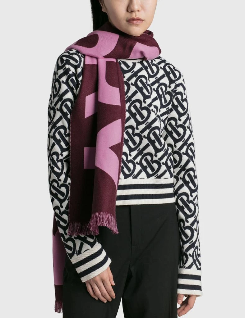 商品Burberry|Wool Football Scarf,价格¥3874,第3张图片详细描述