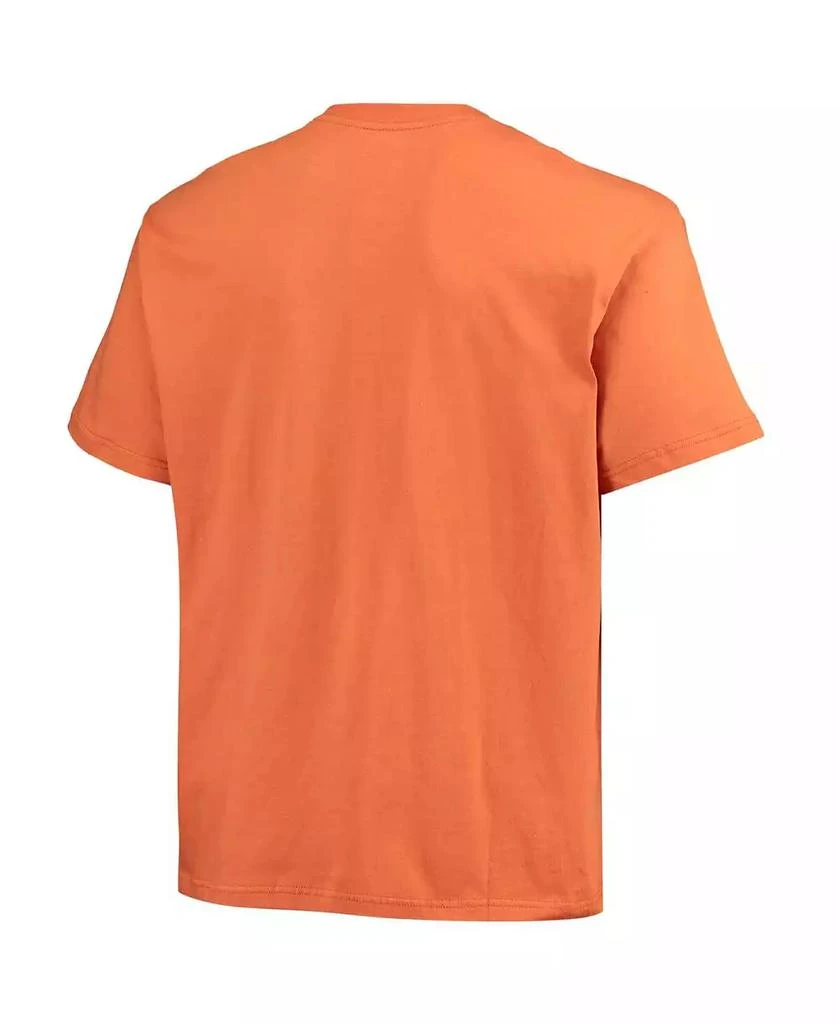 商品CHAMPION|Men's Texas Orange Texas Longhorns Big and Tall Arch Team Logo T-shirt,价格¥232,第3张图片详细描述