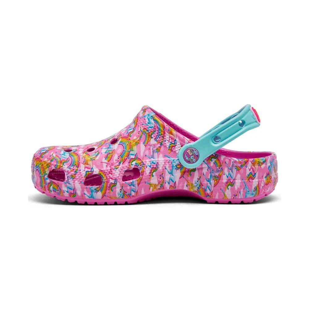 商品Crocs|Little Girls Lisa Frank Unicorn Classic Clogs from Finish Line,价格¥376,第3张图片详细描述
