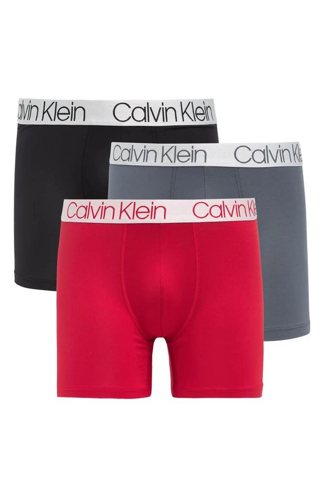 商品Calvin Klein|3条装，男士平角内裤,价格¥147,第1张图片
