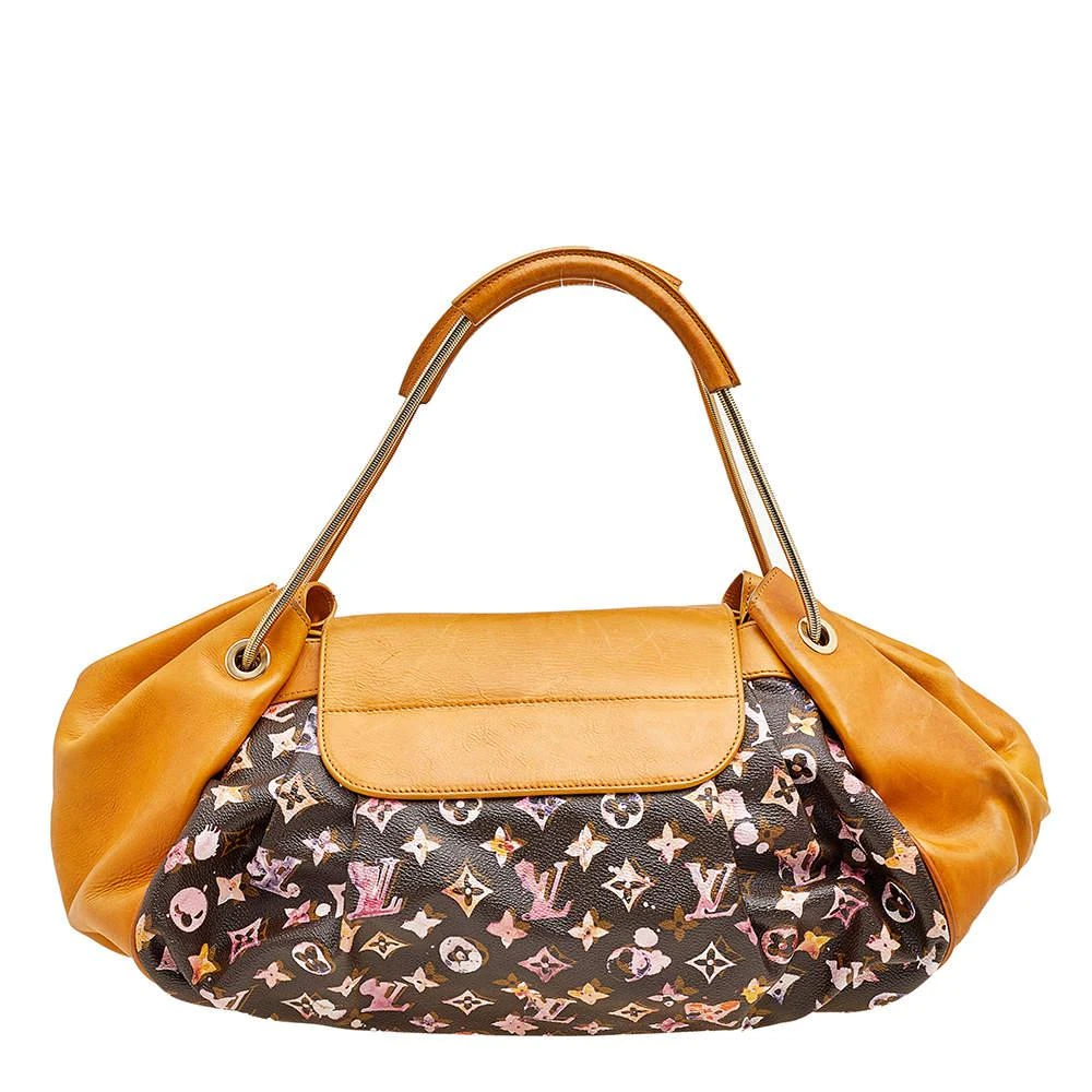 商品[二手商品] Louis Vuitton|Louis Vuitton Richard Prince Monogram Limited Edition Watercolor Aquarelle Jamais Bag,价格¥8601,第4张图片详细描述