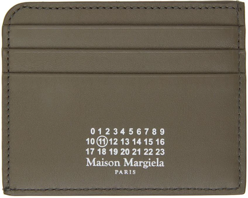 商品MAISON MARGIELA|Taupe Leather Card Holder,价格¥2889,第1张图片