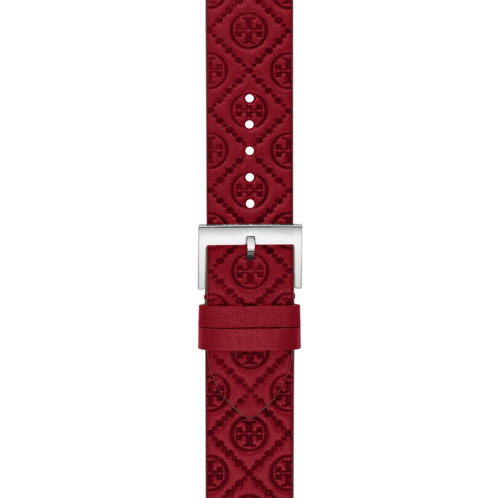 商品Tory Burch|38/40 mm The T Monogram Leather Watch,价格¥854,第6张图片详细描述