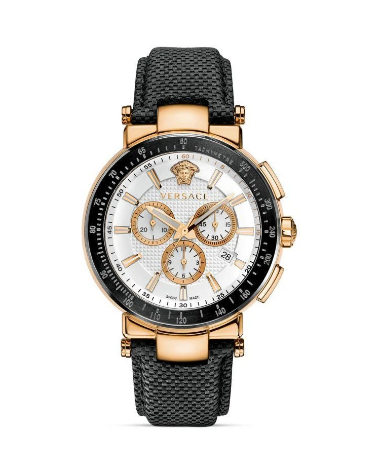 商品Versace|Mystique Sport Chronograph Rose Gold PVD Round Watch, 43.5mm,价格¥14924,第1张图片