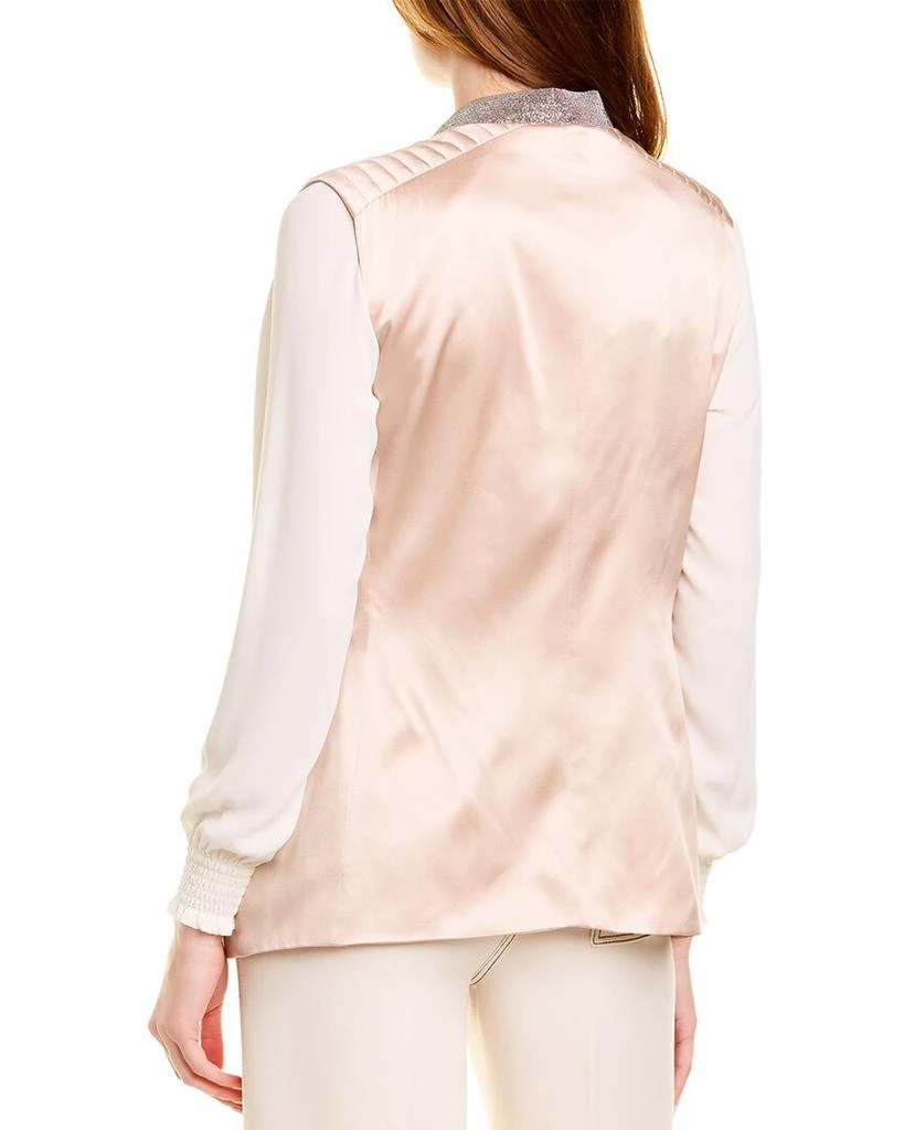 商品Brunello Cucinelli|Brunello Cucinelli Silk-Blend Vest,价格¥2886,第2张图片详细描述