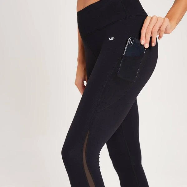 商品Myprotein|MP Women's Power Mesh Leggings - Black,价格¥177,第4张图片详细描述