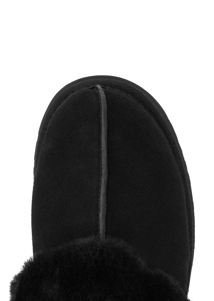 商品UGG|Disquette black suede flatform slippers,价格¥791,第4张图片详细描述