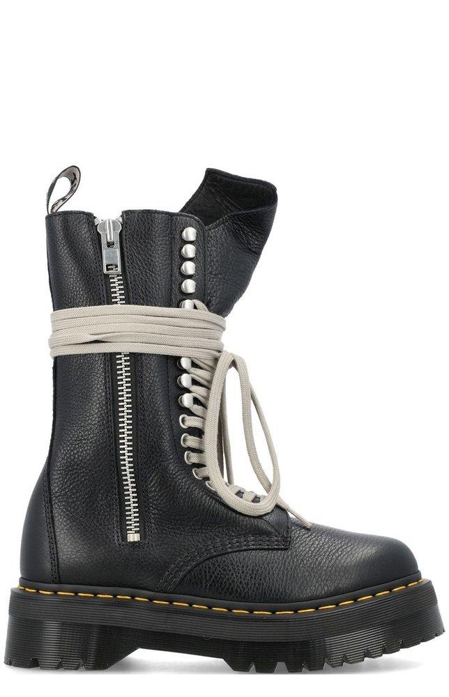 Rick Owens X Dr. Martens Side Zipped Boots商品第1张图片规格展示