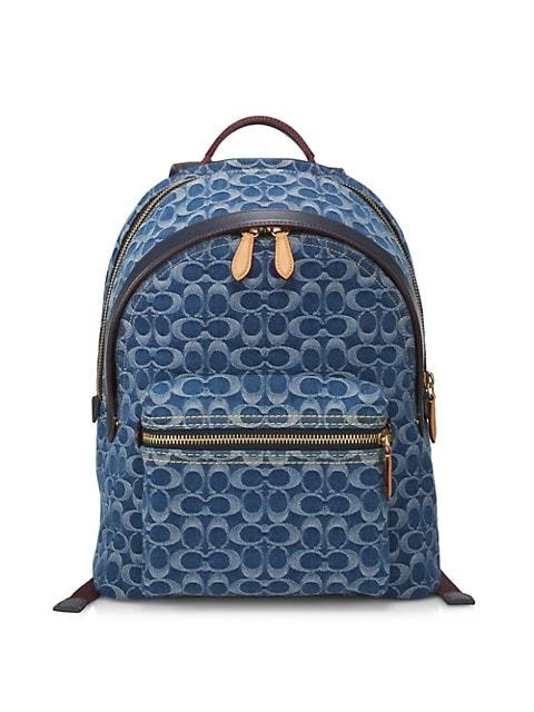 商品Coach|Denim Charter Backpack,价格¥3753,第1张图片