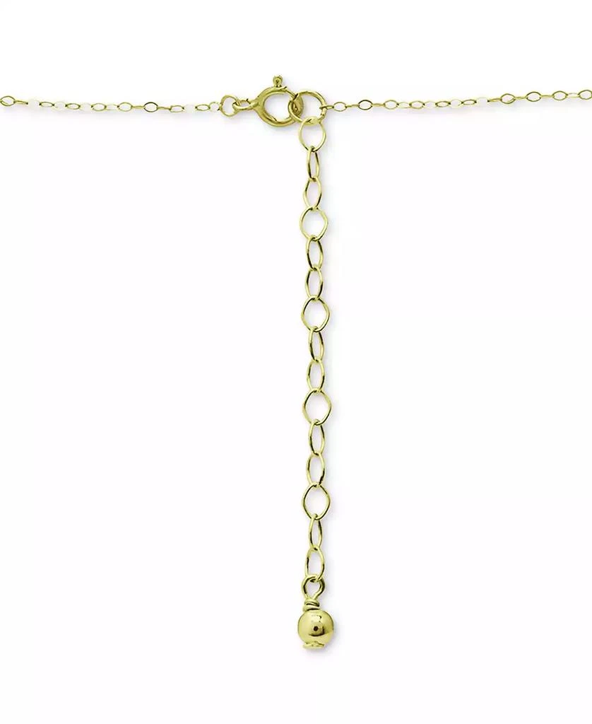 商品Giani Bernini|Rainbow Cubic Zirconia Open Circle Pendant Necklace in 18k Gold-Plated Sterling Silver, 16" + 2" extender, Created for Macy's,价格¥535,第4张图片详细描述