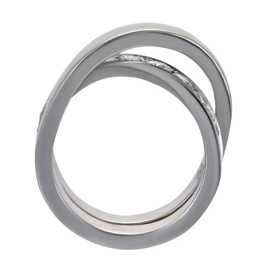 商品[二手商品] Cartier|Cartier Paris Nouvelle Vague 18K White Gold Diamond Band Ring,价格¥29878,第2张图片详细描述