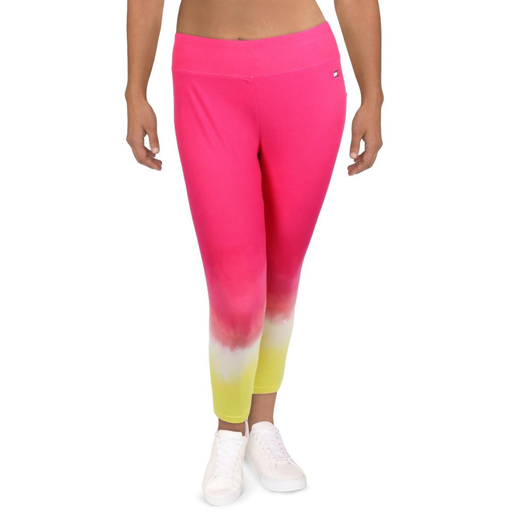 Tommy Hilfiger Sport Womens Ombre Crop Athletic Leggings商品第1张图片规格展示