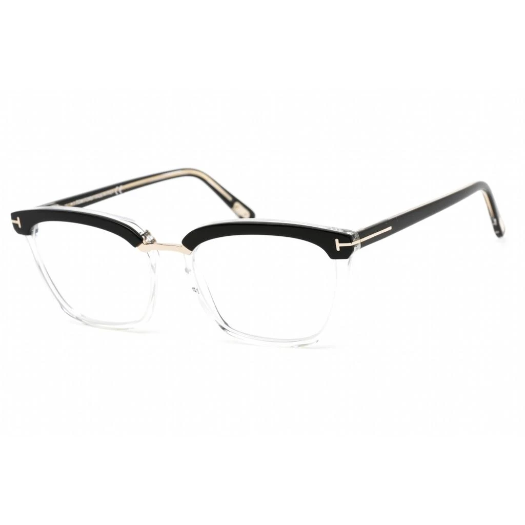 商品Tom Ford|Tom Ford Women's Eyeglasses - Shiny Black Plastic Square Shape Frame | FT5550-B 005,价格¥891,第1张图片