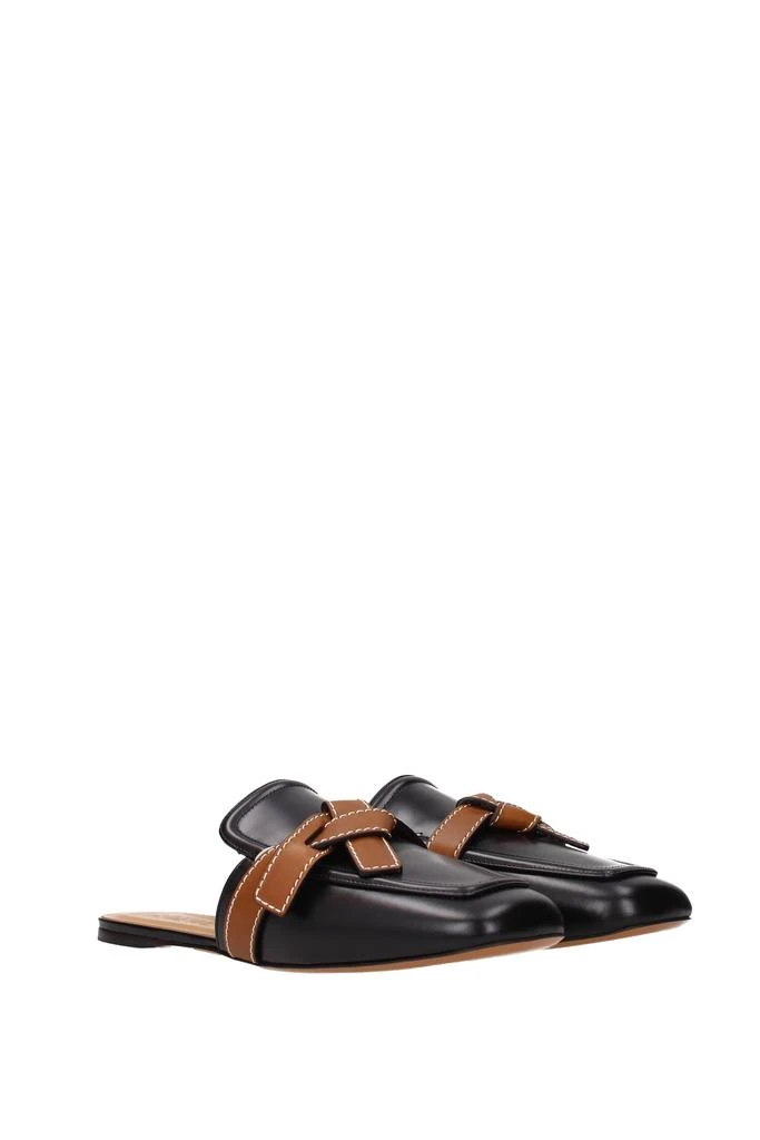 商品Loewe|Slippers and clogs Leather Black,价格¥1927,第2张图片详细描述