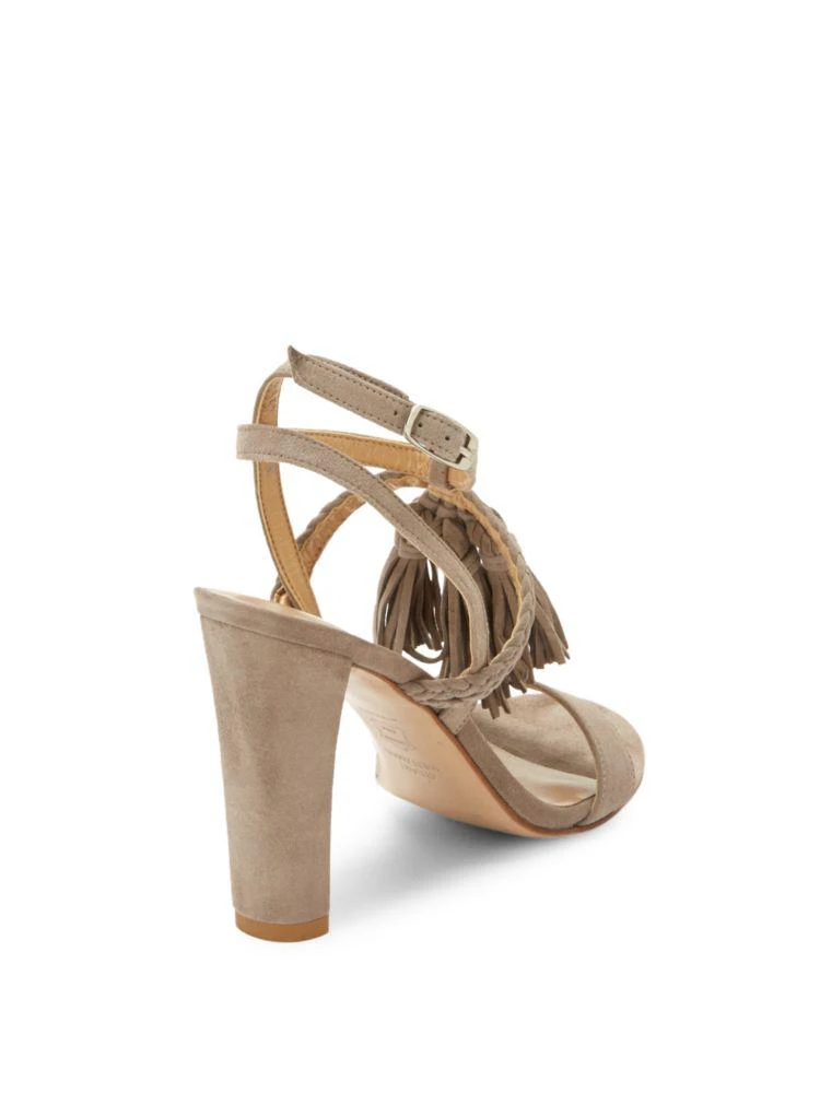 商品Stuart Weitzman|Tangled High Heel Leather Sandals,价格¥708,第2张图片详细描述