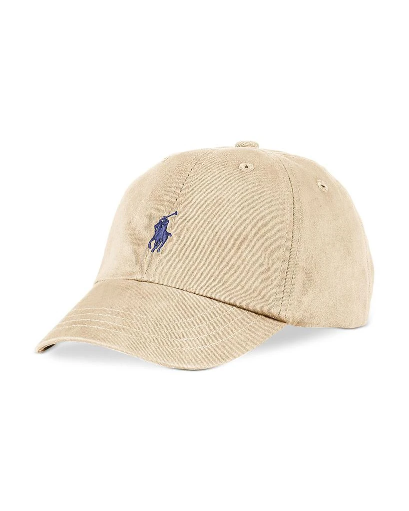 商品Ralph Lauren|Ralph Lauren Boys' Classic Twill Baseball Cap - Little Kid, Big Kid,价格¥263,第1张图片详细描述