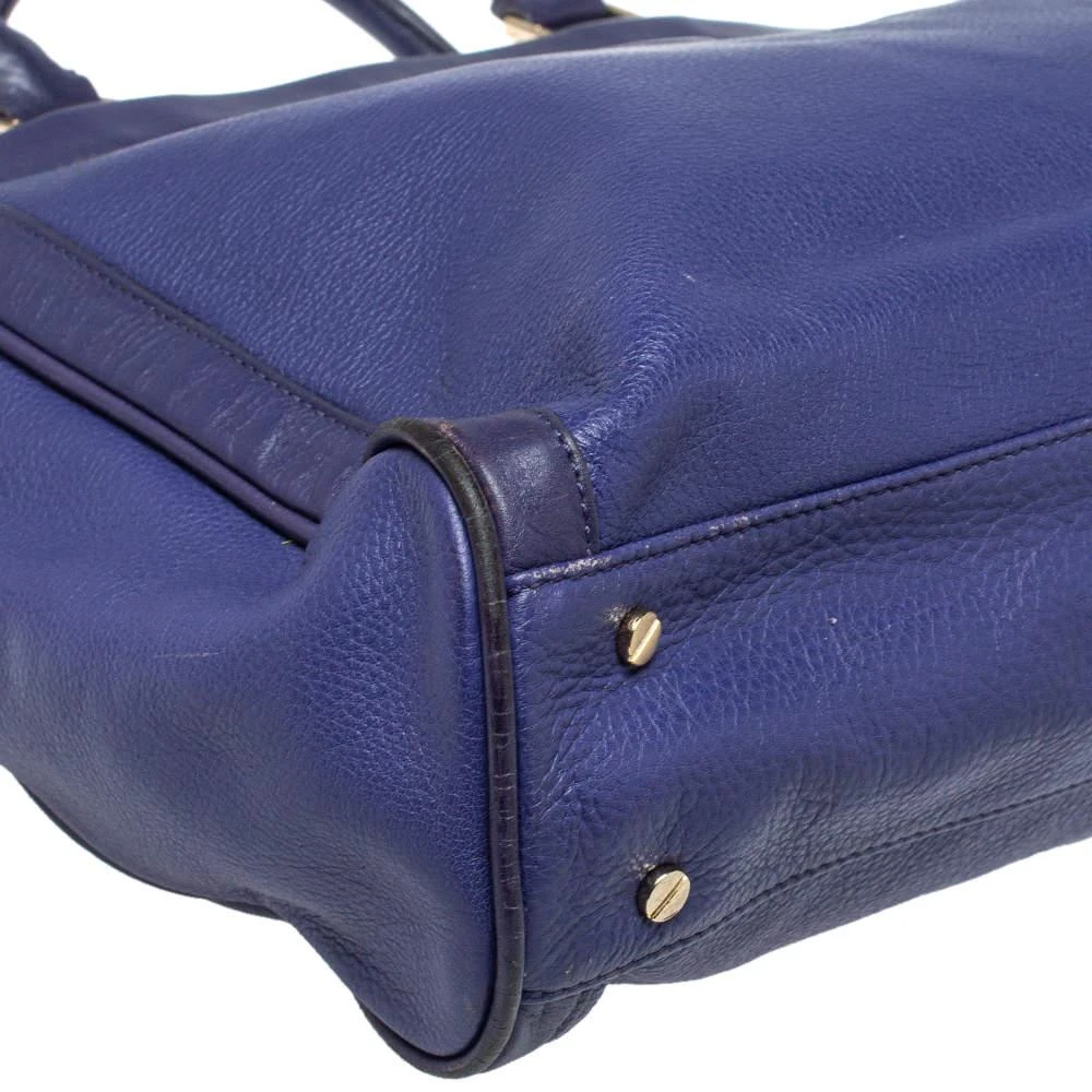 Tory Burch Purple Leather Hannah Tote 商品