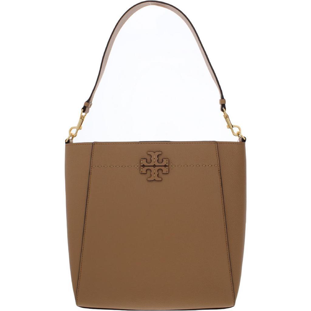 商品Tory Burch|Tory Burch McGraw Women's Leather Logo Bucket Hobo Handbag,价格¥2203,第5张图片详细描述