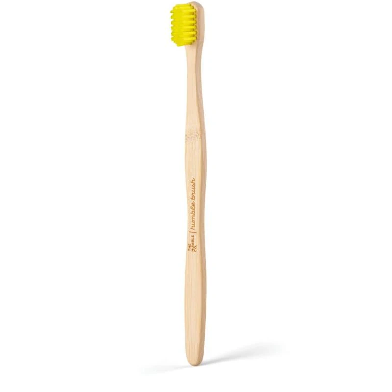 商品The Humble Co|Sensitive bamboo toothbrush in yellow,价格¥46,第2张图片详细描述