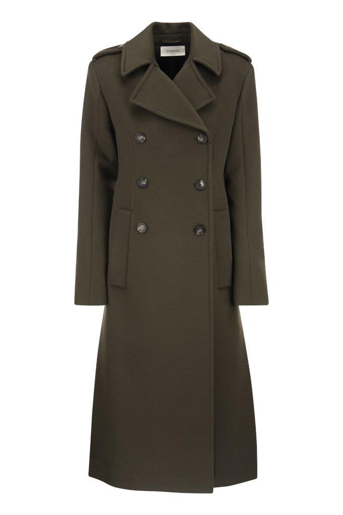 商品Max Mara|SPORTMAX CACO - Double-breasted wool coat,价格¥2929,第1张图片
